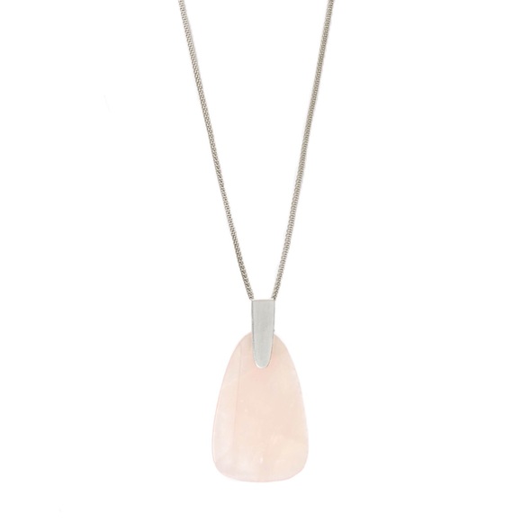 KENDRA SCOTT Rose Quartz Adjustable Maeve Necklace - Picture 1 of 5
